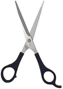 STAG Scissors 6" Shaving Razor, Comb, Salon for Men & Women Best Quality Combo Pack Scissors (Set of 1, Black)